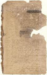 Receipt of Alexander Boyer for merchandise to be traded by him for account of Susanna de Truy