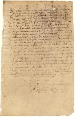 Power of attorney from the curators of the estate of Pieter Anthony, deceased, to Frans Barentsen to dispose of Pieter Anthony's property at Fort Orange