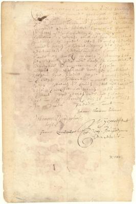 Power of attorney from Rev. Johannes T. Polhemus to his wife to receive moneys due him from the West India Company