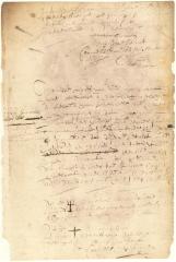 Deposition of Douwe Huydes that Marynus Luccassen sold a quantity of merchandise to skipper Low