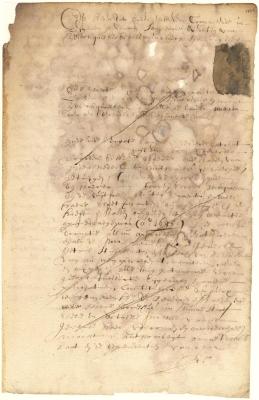 Deed from the Indians to the director general and council of New Netherland of land on the North River called Wieckquaeskeck