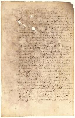 Bond of Edmund Scarburgh that he shall not within four weeks enter the South Bay or the South River or approach within six miles thereof