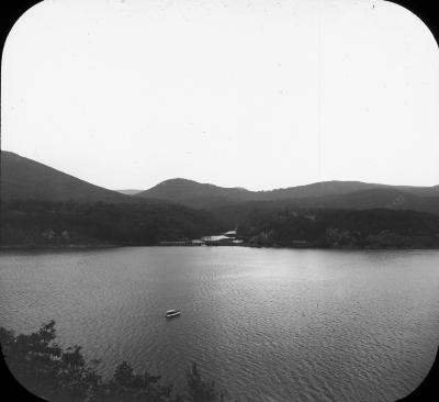 Position of Forts Montgomery & Clinton as seen from Anthony's Nose opposite