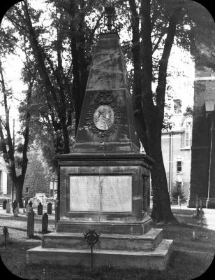 N.Y. Kingston. George Clinton Monument recently transferred from Washington