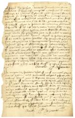 BOND of Petrus Stuyvesant concerning the purchase of provisions from the commissary on Curaçao