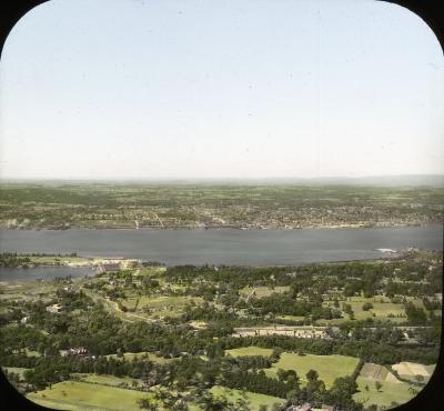 Panorama west from Mount Beacon