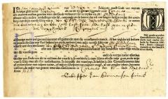 BILL OF LADING for salt loaded at Curaçao for New Netherland