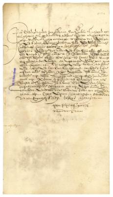 BILL OF LADING for salt loaded at Curaçao for New Netherland