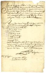 RECEIPT for a quantity of provisions from Jan Harmensen Prins, skipper of the Diemen