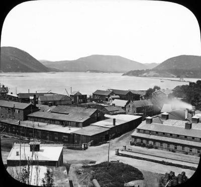 N.Y. Hudson River. The Highlands. Entrance from Peekskill