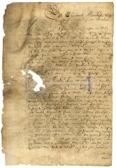 LETTER from Matthias Beck, vice-director of Curaçao to Petrus Stuyvesant and the council of New Netherland