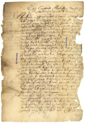 LETTER from Matthias Beck, vice-director in Curaçao to the councillors of New Netherland