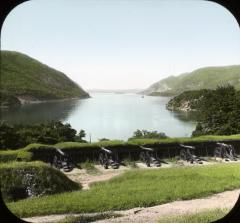 N.Y. Hudson River. North from West Point Battery.