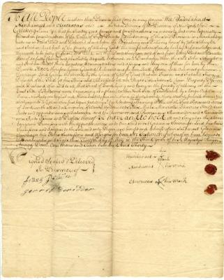 Indian deed to John Schuyler and Jochim Bradt, 1730