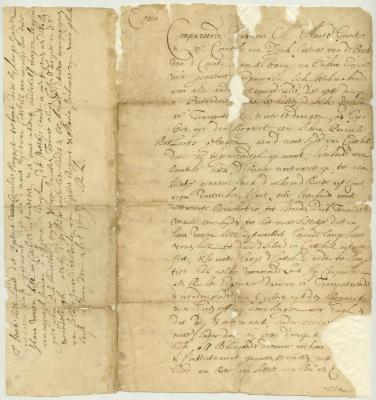 Indian deed to Gysbert uyt den Bogaert for tract of land on Catskill Creek, 1684