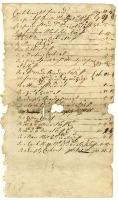 Obligations on George Clarke's land in Cherry Valley, 1752