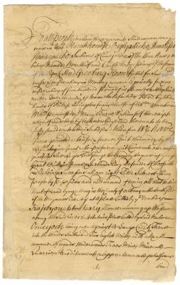 Indian deed to Abraham Vanhorn and others, 1730