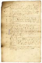 INVENTORY of papers sent to Petrus Stuyvesant