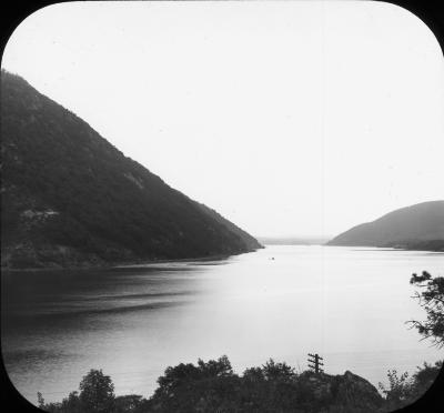 N.Y. Hudson River. Panorama from Fort Montgomery looking down the river