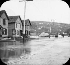 Ilion, New York, flooded from the Mohawk