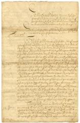 Petition of Richard Lawrence to subdivide land in Flushing, 1716