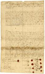 Indian deed to William Bowen and others of land in Mohawk country, 1723  