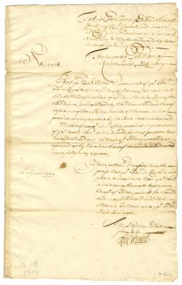 Petition of Richard Sackett and company for a tract of land in Dutchess county, 1704