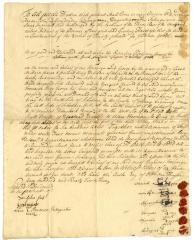 Indian deed to William York and others of land east side Schoharie kill, 1723