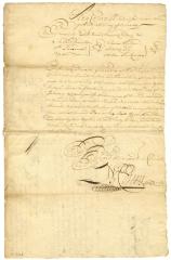 Council minutes regarding survey for Richard Sackett, 1704