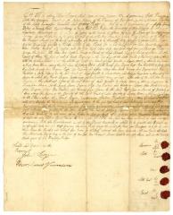 Indian deed to Lambartus Starnbergh, Scoharie county, 1753