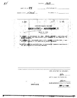 NYS Bill and Veto Jackets: 1999, Chapter 103