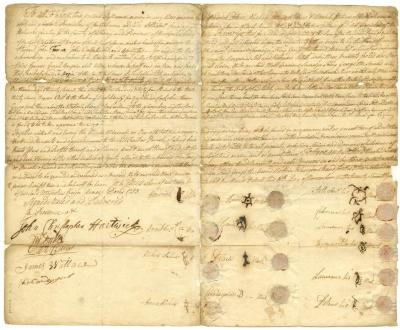 Indian deed to James Stewart and others, 1753