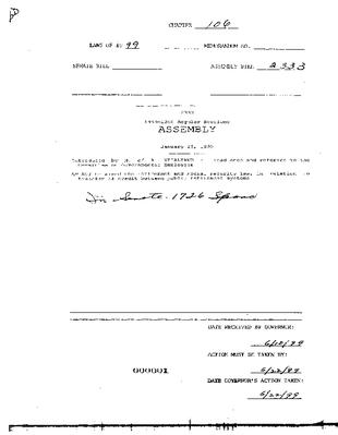 NYS Bill and Veto Jackets: 1999, Chapter 106