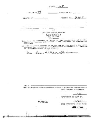 NYS Bill and Veto Jackets: 1999, Chapter 117