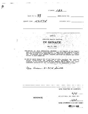 NYS Bill and Veto Jackets: 1999, Chapter 123