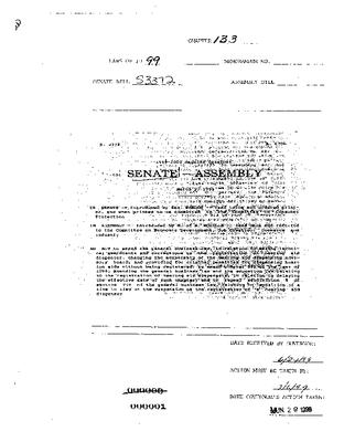 NYS Bill and Veto Jackets: 1999 Chapter 133
