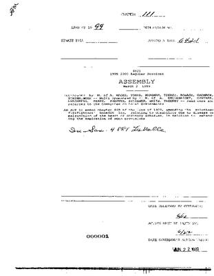 NYS Bill and Veto Jackets: 1999, Chapter 111