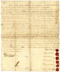 Indian deed for Arent Stephens, Dow Fonda and others 1752