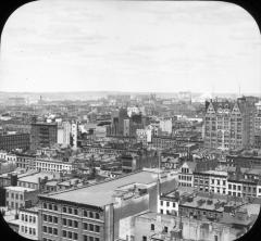 New York City. Panorama N.W. from Andersen Bldg. 40th St. & 6th Av.