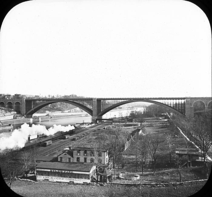 Harlem River & Washington Bridge in New York City