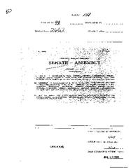 NYS Bill and Veto Jackets: 1999, Chapter 141