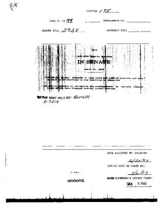 NYS Bill and Veto Jackets: 1999, Chapter 175