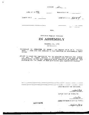 NYS Bill and Veto Jackets: 1999, Chapter 2