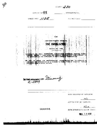NYS Bill and Veto Jackets: 1999, Chapter 230