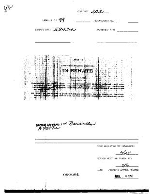 NYS Bill and Veto Jackets 1999, Chapter 202