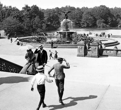 New York City. Central Park Bethesda Fountain.