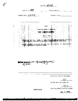 NYS Bill and Veto Jackets: 1999, Chapter 255