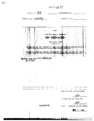 NYS Bill and Veto Jackets: 1999, Chapter 271