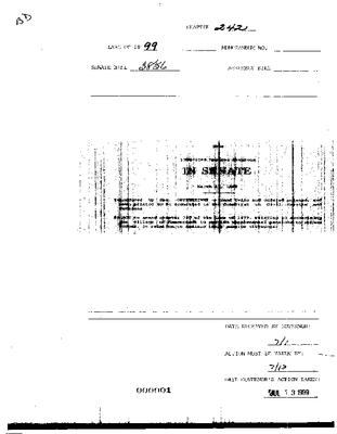 NYS Bill and Veto Jackets: 1999, Chapter 242