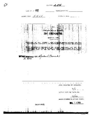 NYS Bill and Veto Jackets: 1999, Chapter 254